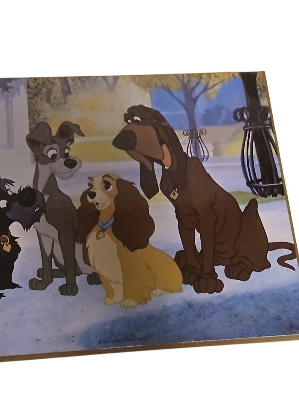 Lady And The Tramp Wall Hanging.